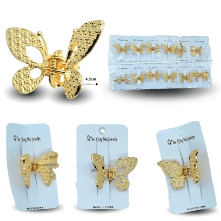 F - 040 pinza metálica mariposa C/12 26B-80