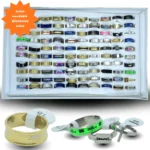 I - 005 anillo acero inoxidable surtido C/100 DG26-B24