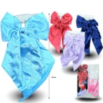 J - 023 pico moño coquette satin con brillos C/12 HT-3611