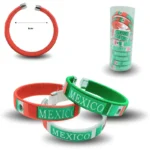 K - 002 pulsera brazalete tricolor México C/12 MX-19