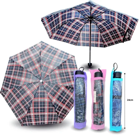 O - 008 paraguas plegable con funda C/1 80245