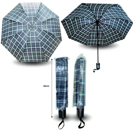 O - 008 paraguas plegable con funda C/1 HMQ-62