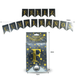 PA – 003 banderín estrellado NEGRO C12