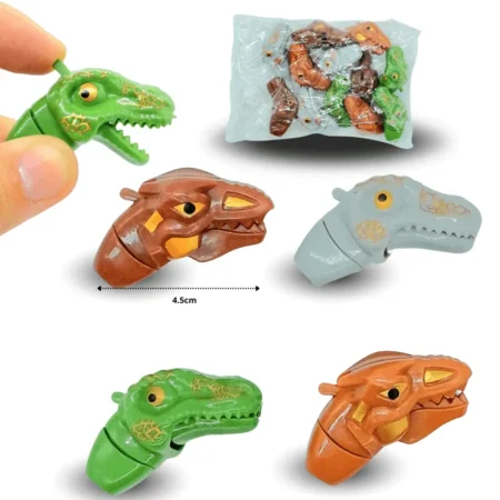 T - 019 cabeza de dino mordelon mini C/12 HT-4209