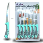 U - 004 cuchillo curvo en blister C/6 MW191-2H-7