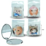 Z - 018 espejo de bolsillo decorado holograma muñeca ojos C/12 MW1-6G-16