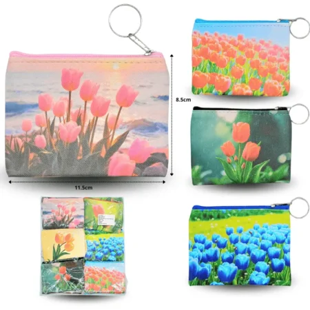 B - 023 monedero decorado rectangular C/12 26E-63
