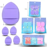 C - 003 esponja cosmética plana set 4pzas C/12 F63-32