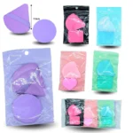 C - 013 esponja cosmética par tela y esponja set 2 pzas C/12 XY148-40
