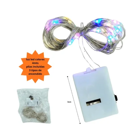 D - 002 tira led 3mt luz colores C/10 YA-0509C-1