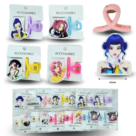F - 043 pinza kpop set 2 pzas C/12 J-93