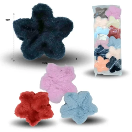 F - 044 pinza peluche estrella 9cm C/12 3918