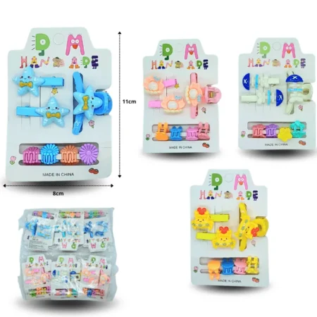 F - 064 pinza mini piojito 4 pzas pico marino par y pinza marina set 7 pzas C/12 HMF-35