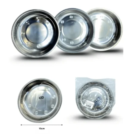 H - 804 plato acero inoxidable 15cm C/10 A1301
