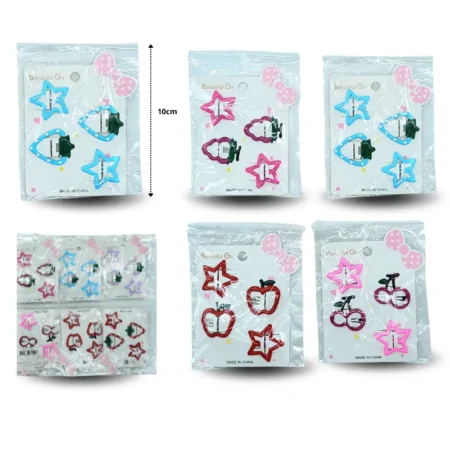 J - 044 cuca frutas y estrellas set 4 pzas C/12 XH7874