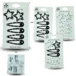 J - 067 cuca en planilla estrella y ojal set 6 pz C/12 HT-4168