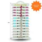 K - 013 pulsera mariposa cristales C/12 26A191