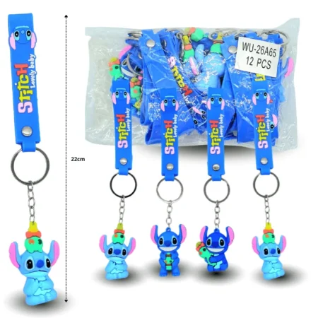 L - 106 llavero stitch con cinta C/12 WU-26A65