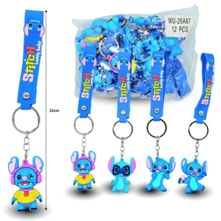 L - 109 llavero stitch con cinta C/12 WU-26A67