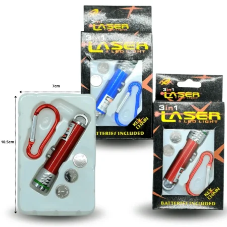 L - 999 laser con pila empacado individual C/10 SA-0021C