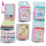 P - 021 mini libreta con pinza para stickers C/40 F62-8