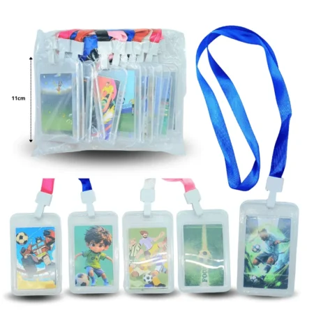 P - 099 portagafete vertical decorado futbol C/12 26A-58