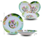 Q - 004 plato sopero melamina decorado C/12 1492-6