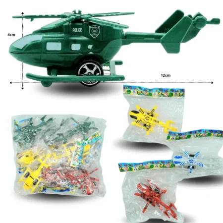 T - 003 helicóptero fricción empacado individual C/12 C1003