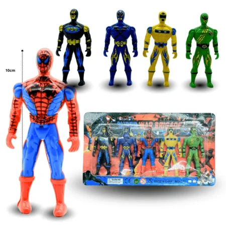 T - 053 super heroes en blister set 5pzs C/1 TG-3586A-1