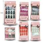 W - 017 uñas almendradas lisa C/12 26B-65