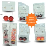 A - 040 arete cerezas colgantes diferentes diseños y colores C/12 254W-29