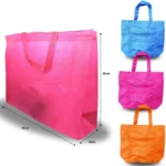 B - 029 bolsa ecológica con asa un solo color por paquete 45x35x10cm  C/50 KM693-6F-3