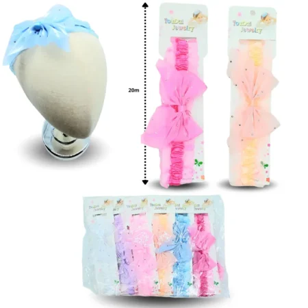 E - 010 valerina moño organza C/12 HT-4310