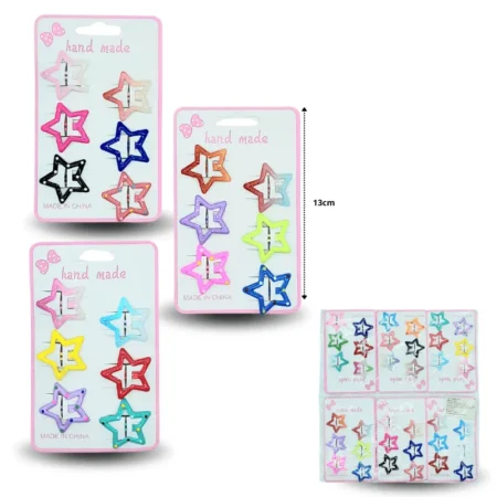 J - 024 cuca estrella en blister set 3 pares C/12 2604C-114