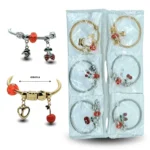 K - 014 pulsera pandora cerezas C/12 C75