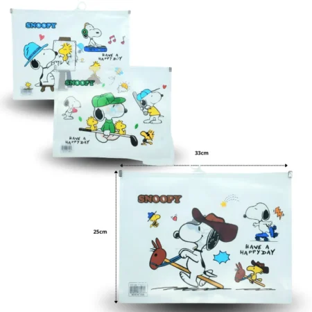 P - 010 folder plastico decorado snoopy C/12 2604F-25