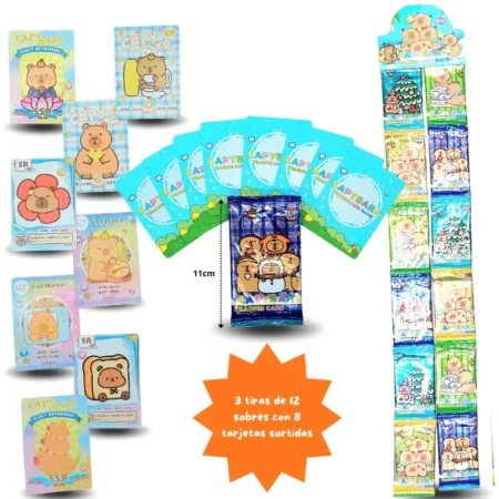 P - 030 tarjetas coleccionables capy bara C/36 254U-40