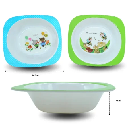 Q - 002 tazón  infantil decorado C/10 RB-0004B