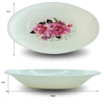 Q - 607 plato tampiqueño melamina mini C/10 7852