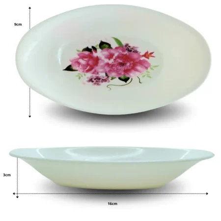 Q - 607 plato tampiqueño melamina mini C/10 7852