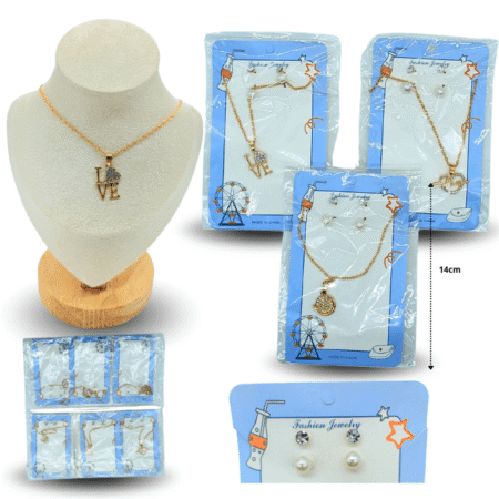 S - 096 set collar y broquel C/12 23-AA5
