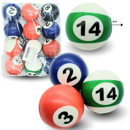 T - 159 pelota esponja bola billar C/12 281-1H-1 o KM1281-6H-4