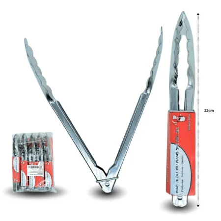 U - 103 pinza tenaza  de metal para pan 22 cm etiqueta roja C/10 PB-3003