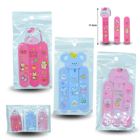 W - 002 lima set3 pzas diseño animalitos C/12 XLF-58