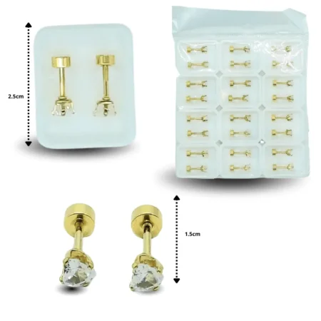 A - 052 arete broquel acero inoxidable C/12 26E-65