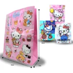 B - 042  bolsa de regalo decorada personaje Kitty  C/12 26G18