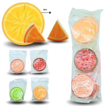 C - 013 esponja  cosmetica  frutal quesito C/12 G315-8H-88