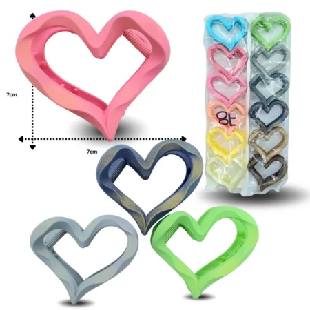 F - 019 pinza corazon hueco 7cm C/12 26D27