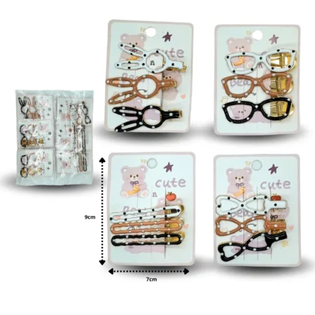 J - 020 pico set 3 pzas diferentes diseños C/12 YH-54