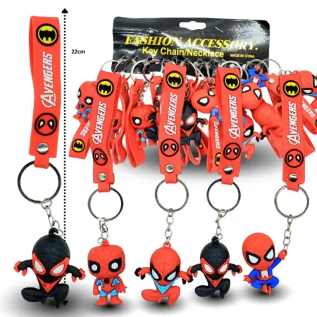 L - 039 llavero spiderman con cinta C/12 DG26-B2